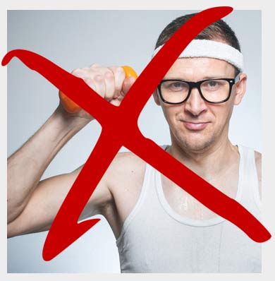 You aren't get weaker!