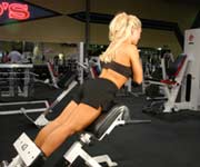 Hyperextensions lower back exercise