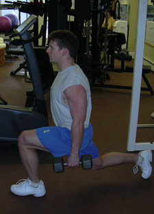 Dumbbell Lunges