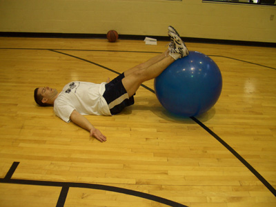 stability ball hip extensions