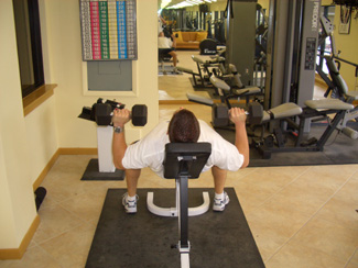 incline dumbbell chest press