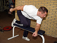 Dumbbell Tricep Kickbacks Exercise