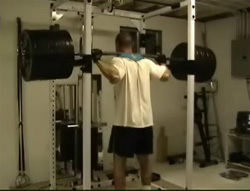 Partial Lockout Squats Back Exercise video example demo