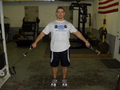 Low cross cable raise