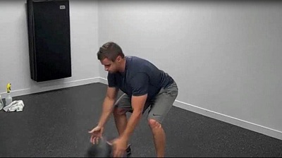 Medicine Ball Slams Finish Position