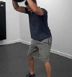 Medicine Ball Slams Exercise Video Example