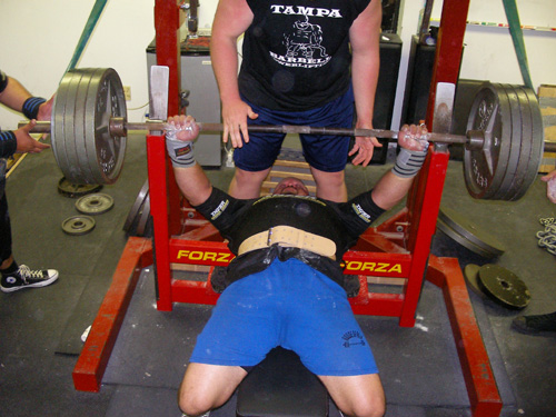 Reverse Bands Bench Press Chest Exercise