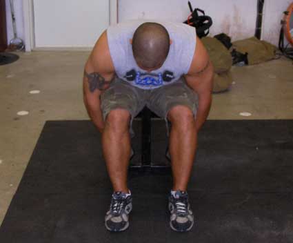 Seated Bent-Over Rear Lateral Raise video exercise
