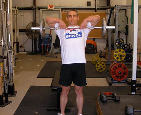 Upright Rows Trap Shoulder