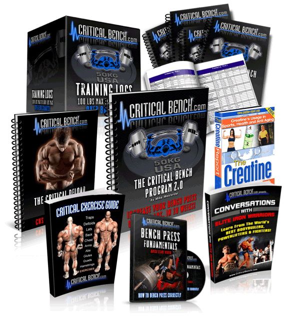 The Critical Bench Muscle Building Power Building Bench Press System