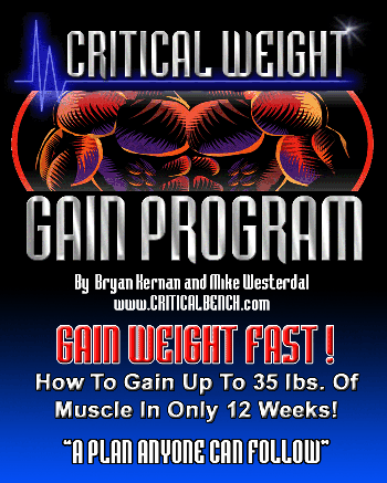 Critical Weight Gain Muscle Building Program