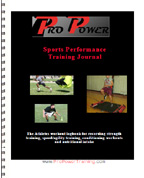 Pro Power Performance Sport Training Journal