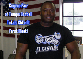 Eugene Fair Powerlifter Interview