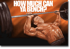 proper bench press form is the key to increasing strength.