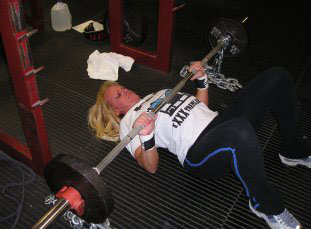 Anita Ramsey Benching With Chains