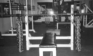 bench press chains