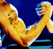 huge biceps and triceps