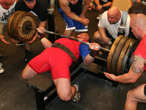 Clint Smith Powerlifter Benching Some Massive Weight