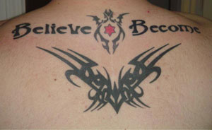 Strongman Competitor Gavin Westenburger Believe Become tattoo