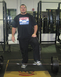 Powerlifter and Arena Football Player Chris Janek