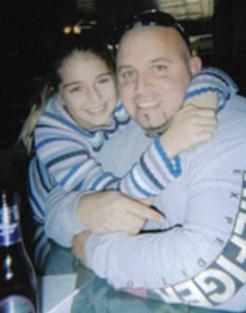 Joe with his daughter