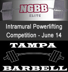 NGBB Elite and Tampa Barbell Intramural Powerlifting Competition