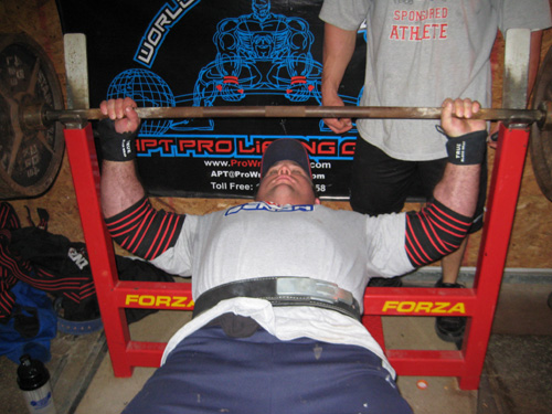 Brian Carroll getting warmed up