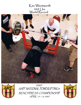 Ken Wentworth 449 Pound World Record