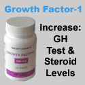 Growth Factor 1 increases Test, Steroid and GH Levels