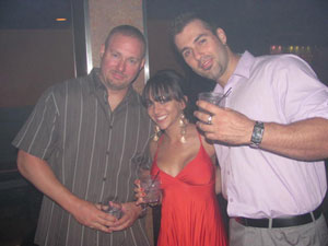 Me, Karine and Dave Ruel aka The Muscle Cook