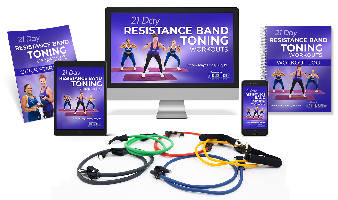 The entire 21-Day Resistance Band Toning package