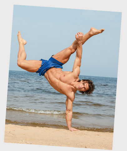 showing off bodyweight exercices