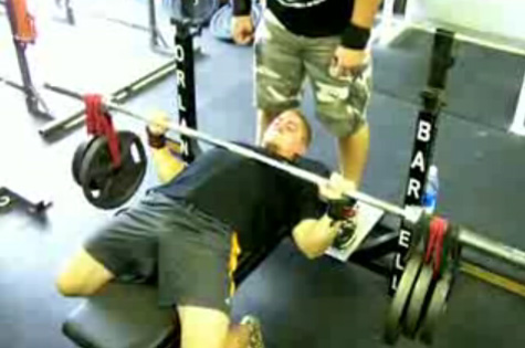 Crazy Plates Bench Press Chest Exercise