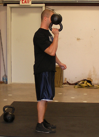 Kettlebell Bottoms Up Clean exercise video