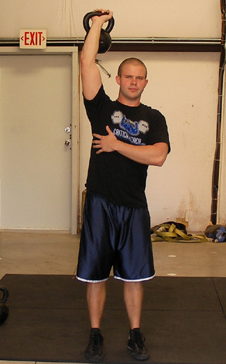 Kettlebell Triceps Extensions exercise video