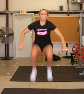 Body Weight Knee Jump Exercise