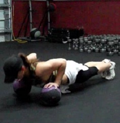 Medicine Ball Pushup Exercise Video Example