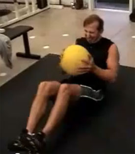 Medicine Ball Twist exercise