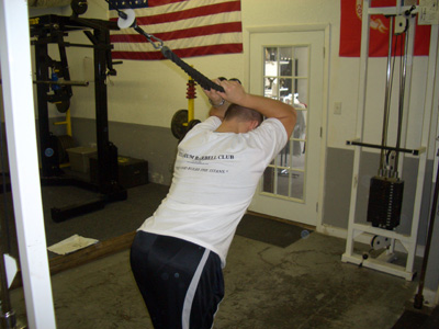overhead tricep cable extensions