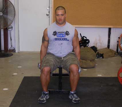 Seated Front Dumbbell Raise video exercise