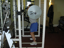 barbell squat exercise