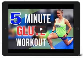The 5 Minute Glute Workout video and manual