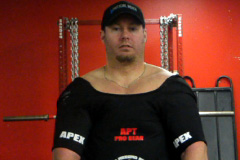 Apex bench press shirt from APT single ply