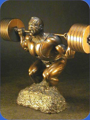 powerlifting squat trophy