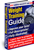 Weight Training Guide - Illustrated Exercises