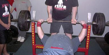 bench press weight lifting workout