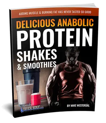 Cover image of the Delicious Anabolic Protein Shakes & Smoothies PDF guide