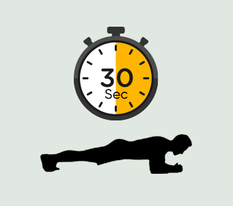 30-second static holds