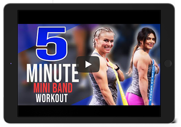 The 5 Minute Mini Band Workout video and manual